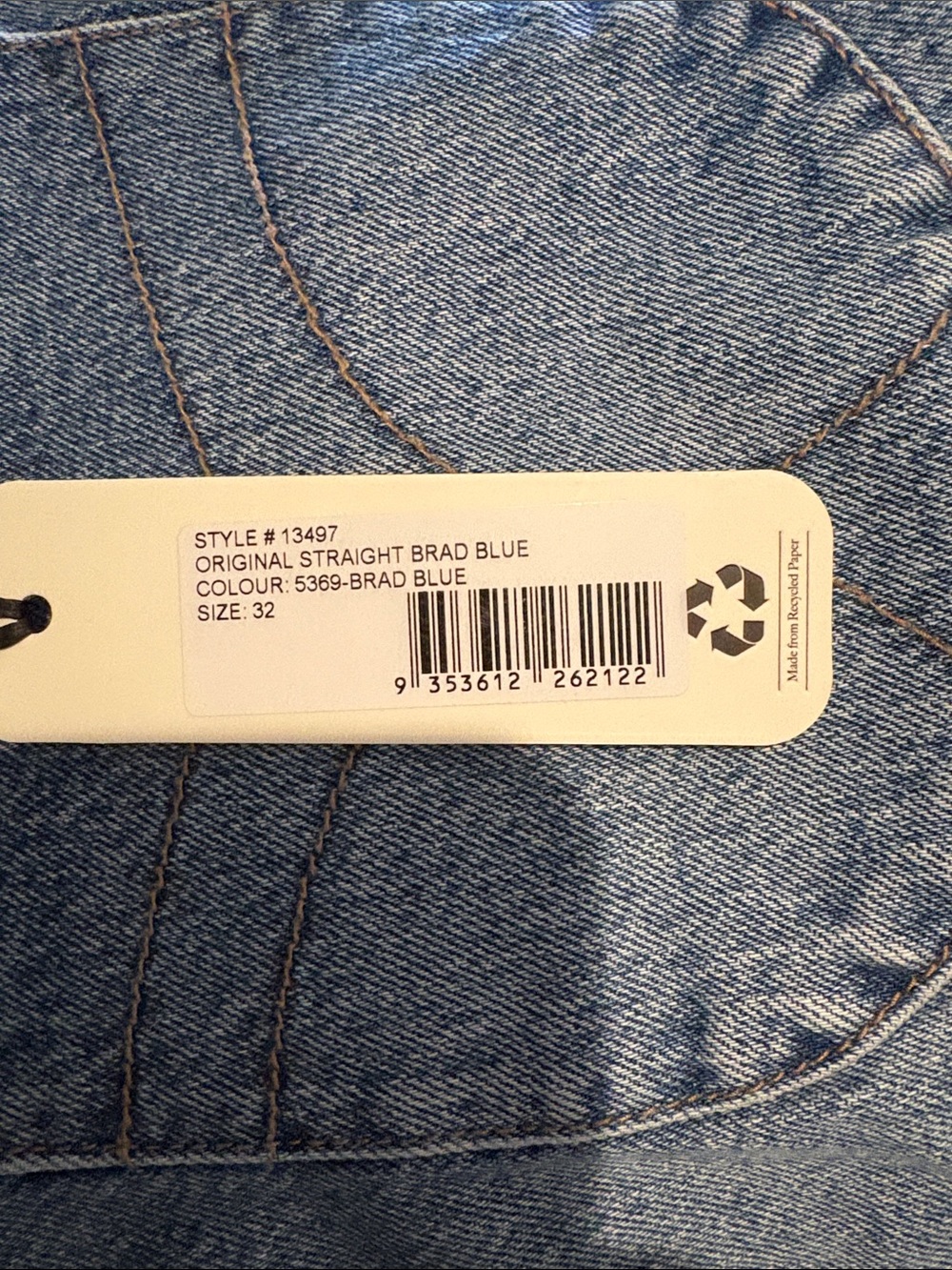 ROLLA'S Light Blue Straight-Leg Jeans - Picture 2 of 5